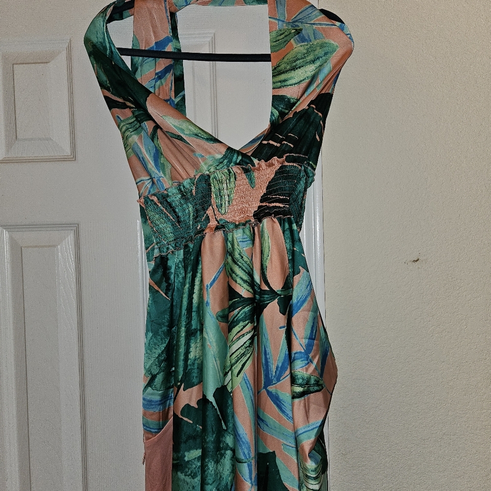 Summer halter dress